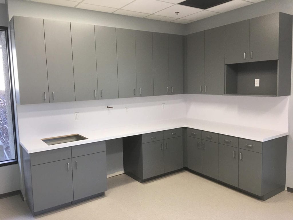 grey cabinets