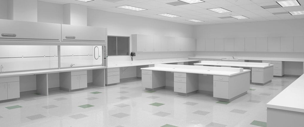 Labratory countertops & cabinets