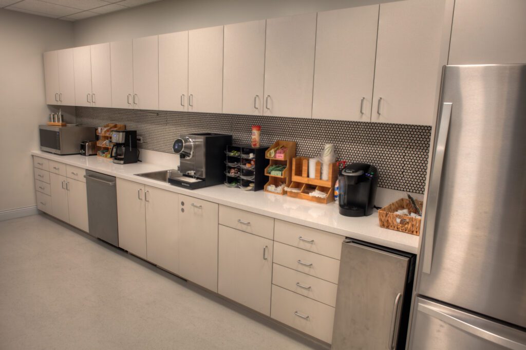 Image of Wells Fargo for Octane Design kitchen area